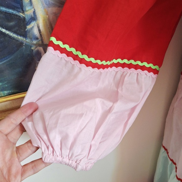 Marielle Almelo Victorie Maxi Boho Luxury Cotton Dress W/ Pockets NWT OS - Picture 6 of 11